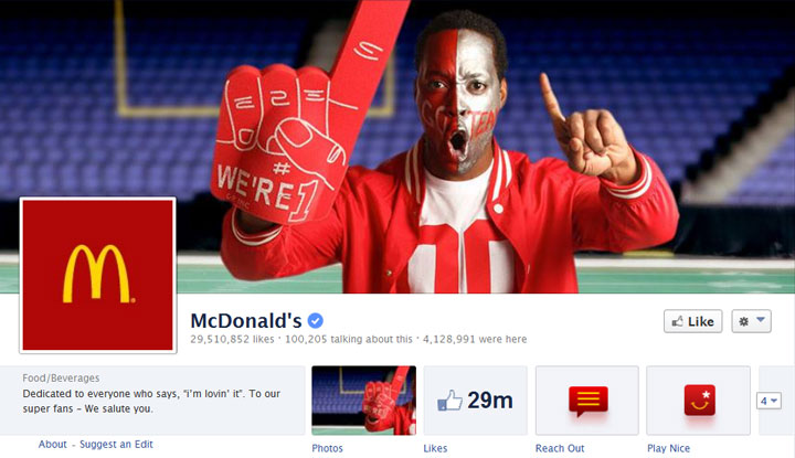 McDonalds-Facebook